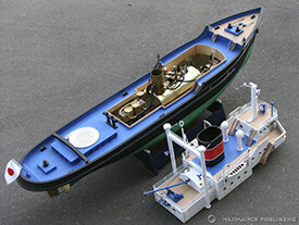Действующая модель-копия корабля Chiba Star 