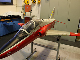 Радиоуправляемая модель копия самолета Hawk-2.